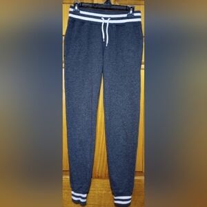 Women's Mossimo Supply Co. Gray and White Striped Pants,Size XS